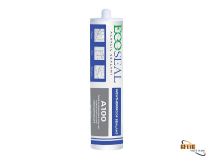 Keo Silicone ECOSEAL A100 (Màu Trong, Trắng, Ghi, Đen)