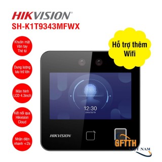 Máy chấm công khuôn mặt HIKVISION SH-K1T9343MFWX