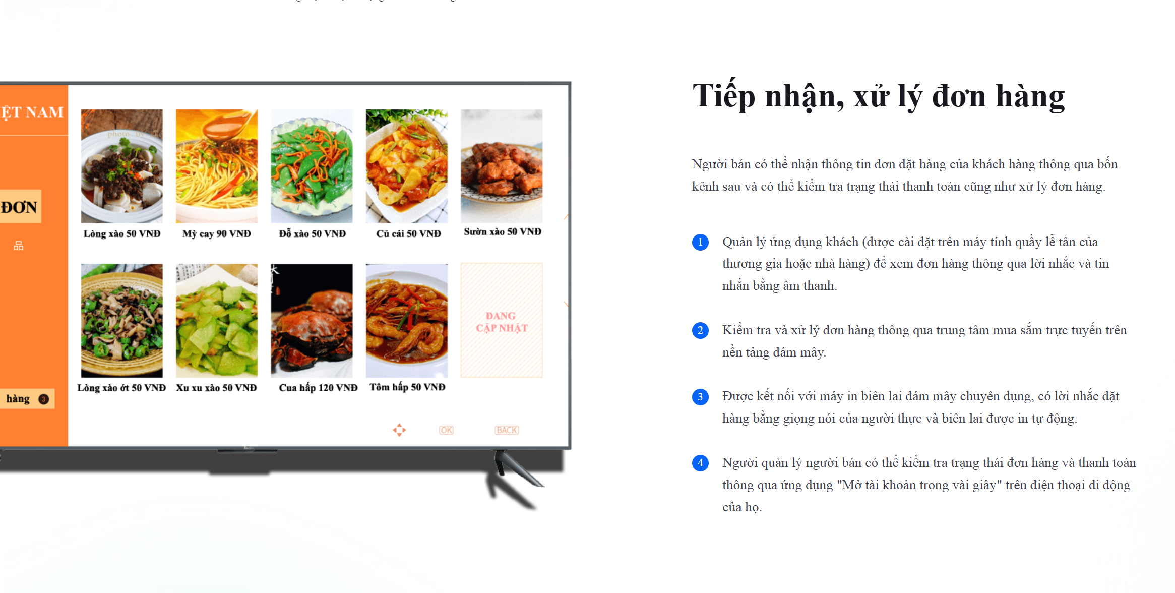 Giải pháp mua sắm trực tuyến trên TV