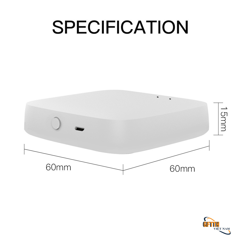Bộ điều khiển từ xa không dây Tuya Gateway Nhà thông minh tự động có dây thông minh Zigbee Bluetooth