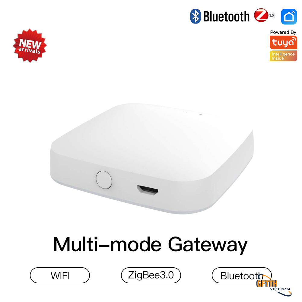 Bộ điều khiển từ xa không dây Tuya Gateway Nhà thông minh tự động có dây thông minh Zigbee Bluetooth